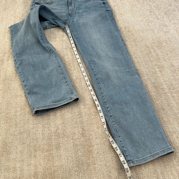 Nine West Slim Straight Blue Jeans 12 - Picture 5 of 11